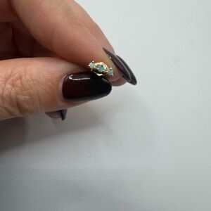 WWAKE Opal and 14kt Gold Single Stud Earring